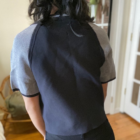 Rag & Bone Cropped Sweater Tee - Picture 3 of 8